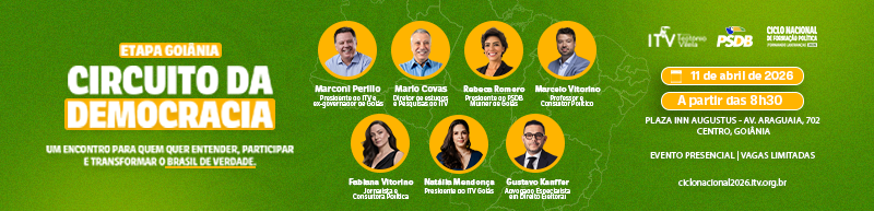 Banner informativo, Prepare-se para os desafios de 2026, Ciclo Nacional de Formação Política.